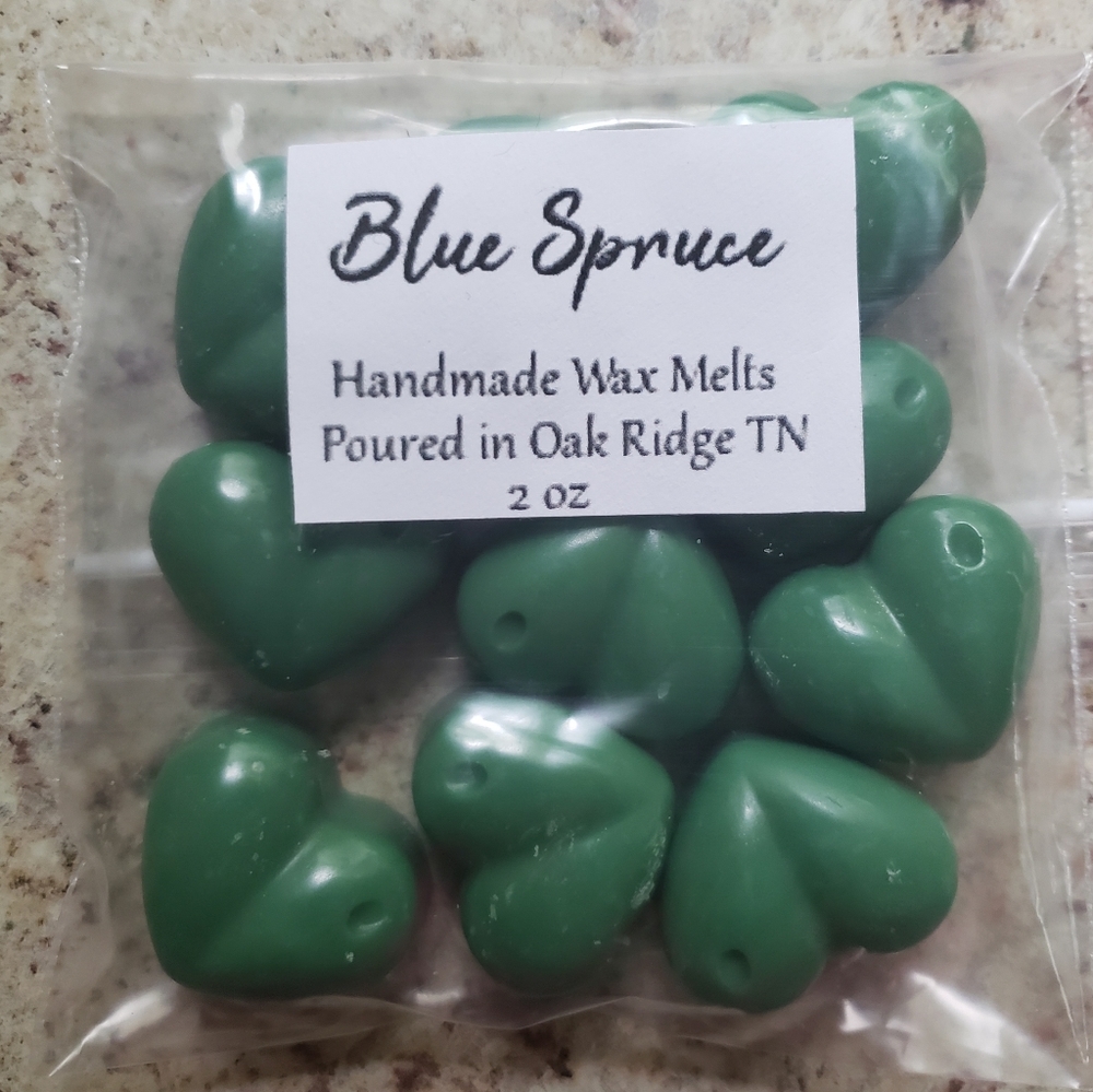 Blue Spruce Wax Melts 10 Hearts